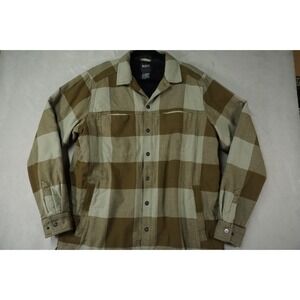 5.11 Tactical Seth Shirt Jacket Mens S Green Plaid Sherpa Lined Shacket Outdoors